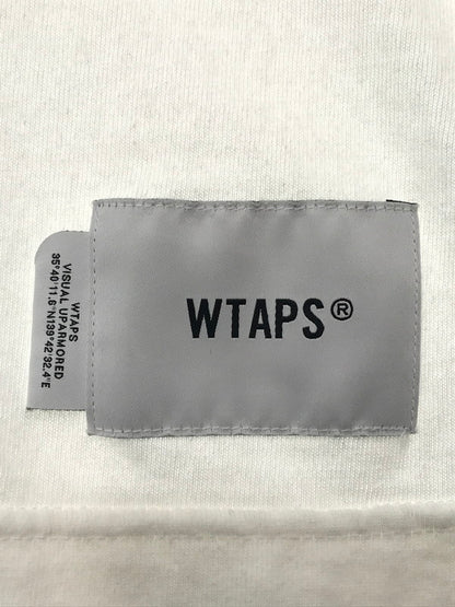 【中古品】【メンズ】 WTAPS ダブルタップス L/S T-SHIRT ロングスリーブ Tシャツ 長袖Tシャツ 142-260518-na-02-tagh サイズ：03 カラー：ホワイト 万代Net店