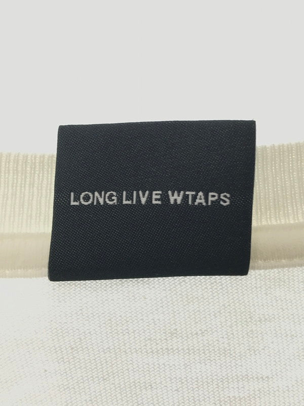【中古品】【メンズ】 WTAPS ダブルタップス L/S T-SHIRT ロングスリーブ Tシャツ 長袖Tシャツ 142-260518-na-02-tagh サイズ：03 カラー：ホワイト 万代Net店