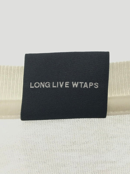 【中古品】【メンズ】 WTAPS ダブルタップス L/S T-SHIRT ロングスリーブ Tシャツ 長袖Tシャツ 142-260518-na-02-tagh サイズ：03 カラー：ホワイト 万代Net店