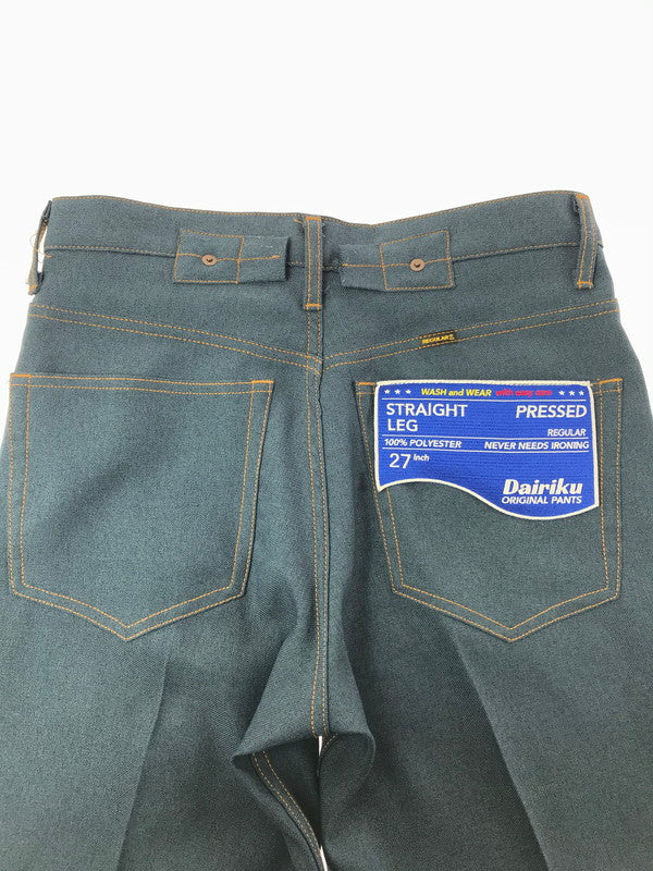 【中古品】【メンズ】 DAIRIKU ダイリク SLACKS 21AW P-4 ２１年秋冬モデル スラックス ボトムス 151-260523-rt-07-tagh サイズ：27 カラー：ブルー 万代Net店