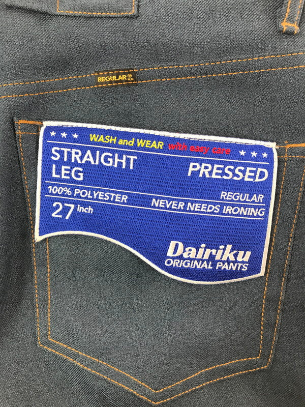 【中古品】【メンズ】 DAIRIKU ダイリク SLACKS 21AW P-4 ２１年秋冬モデル スラックス ボトムス 151-260523-rt-07-tagh サイズ：27 カラー：ブルー 万代Net店