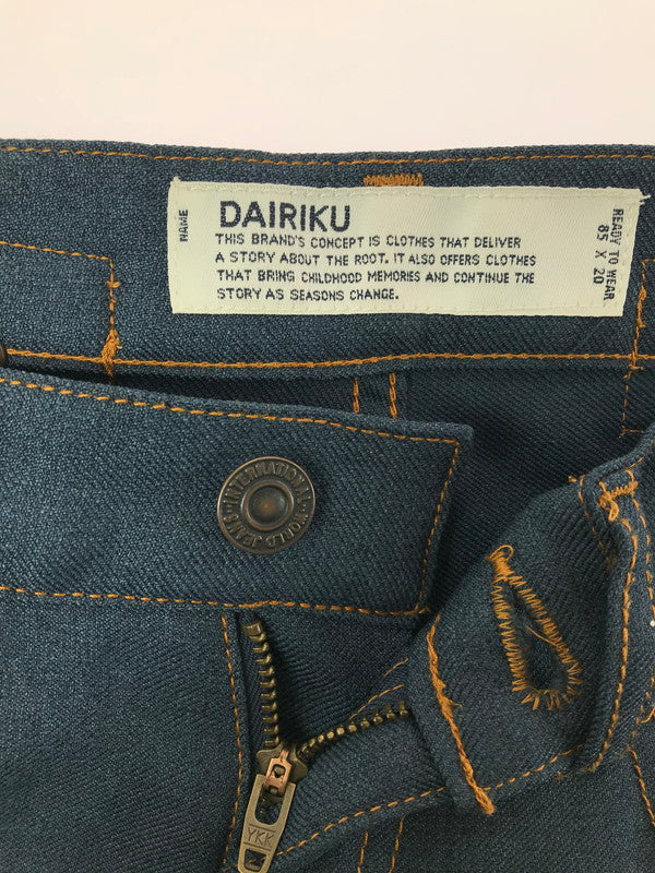 【中古品】【メンズ】 DAIRIKU ダイリク SLACKS 21AW P-4 ２１年秋冬モデル スラックス ボトムス 151-260523-rt-07-tagh サイズ：27 カラー：ブルー 万代Net店