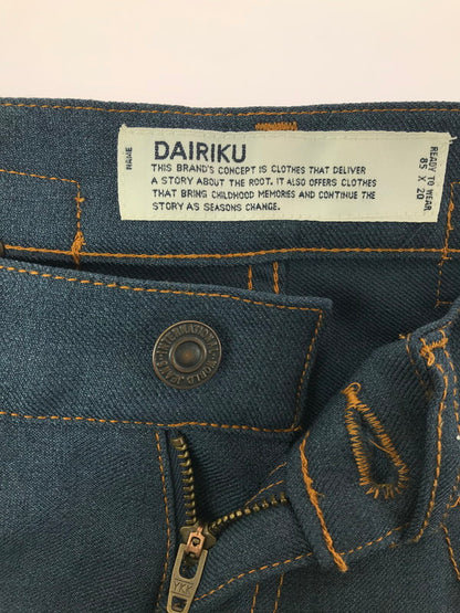 【中古品】【メンズ】 DAIRIKU ダイリク SLACKS 21AW P-4 ２１年秋冬モデル スラックス ボトムス 151-260523-rt-07-tagh サイズ：27 カラー：ブルー 万代Net店