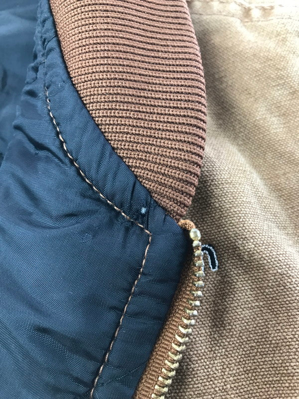 【中古品】【メンズ】 Carhartt カーハート SANDSTONE VEST サンドストーン ベスト トップス 146-260225-rt-01-tag サイズ：L カラー：ブラウン 万代Net店