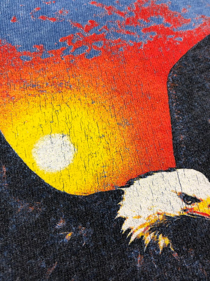 【現状渡し品】【メンズ】 HARLEY DAVIDSON ハーレーダビッドソン 2006 CHEMICAL WASH EAGLE TEE ケミカルウォッシュ イーグル Tシャツ USA製 146-260222-rt-05-tag サイズ：L カラー：ブルー 万代Net店