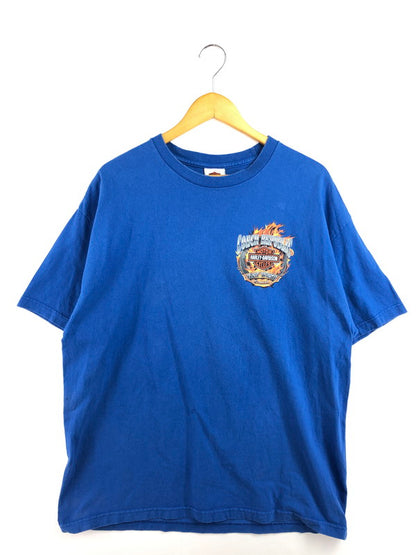 【中古品】【メンズ】 HARLEY DAVIDSON ハーレーダビッドソン 2014 FLORIDA S/S TEE 2014 フロリダ ショートスリーブ Tシャツ 半袖Tシャツ 146-260222-rt-04-tag サイズ：XL カラー：ブルー 万代Net店