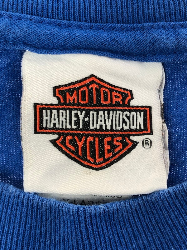 【中古品】【メンズ】 HARLEY DAVIDSON ハーレーダビッドソン 2014 FLORIDA S/S TEE 2014 フロリダ ショートスリーブ Tシャツ 半袖Tシャツ 146-260222-rt-04-tag サイズ：XL カラー：ブルー 万代Net店