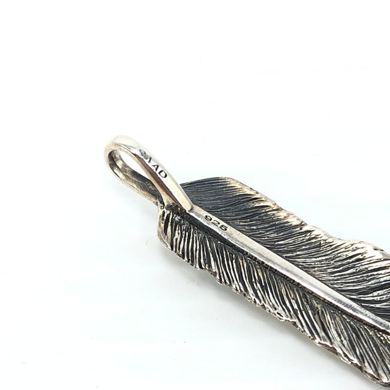 【中古品】【メンズ】 SAAD SV925 FEATHER TURQUOISE TOP フェザーターコイズトップ アクセサリー 191-260218-rt-15-tag カラー：シルバー/ターコイズ 万代Net店