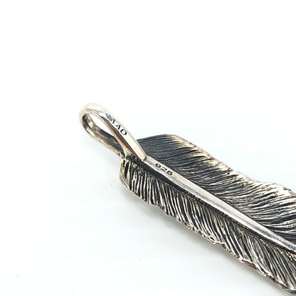 【中古品】【メンズ】 SAAD SV925 FEATHER TURQUOISE TOP フェザーターコイズトップ アクセサリー 191-260218-rt-15-tag カラー：シルバー/ターコイズ 万代Net店