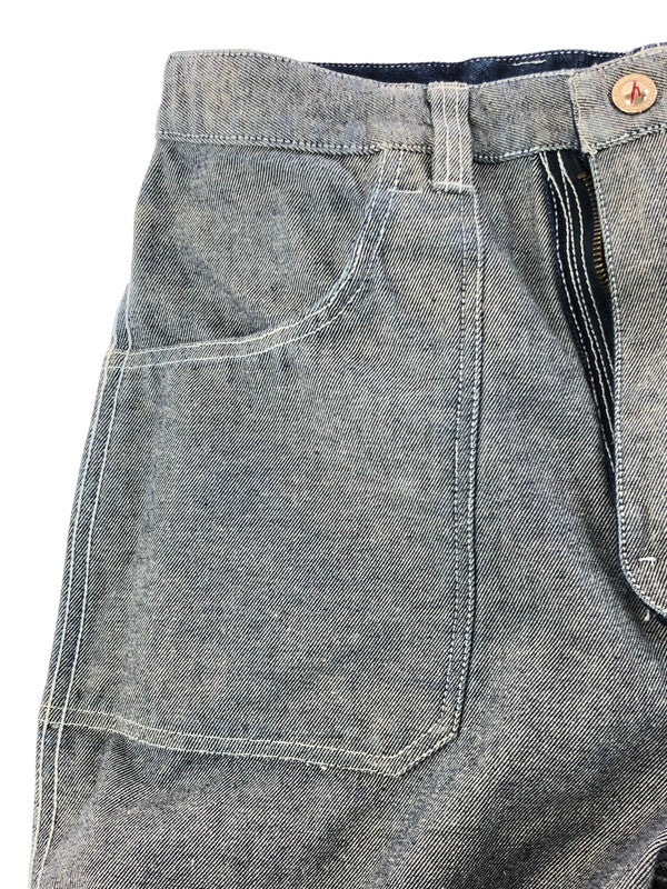 【現状渡し品】【メンズ】 KARL KANI カール カニ REVERSIBLE DENIM PANTS リバーシブル デニム パンツ ボトムス 157-260221-rt-10-tag サイズ：不明 下記参照 カラー：インディゴ 万代Net店