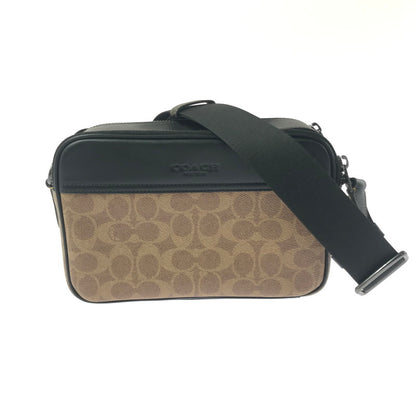 【中古品】【レディース】 GRAHAM CROSSBODY BAG CV921 グラハム クロスボディ バッグ・シグネチャー キャンバス カバン 180-260421-rt-25-tagh カラー：ブラウン/ブラック 万代Net店