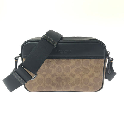 【中古品】【レディース】 GRAHAM CROSSBODY BAG CV921 グラハム クロスボディ バッグ・シグネチャー キャンバス カバン 180-260421-rt-25-tagh カラー：ブラウン/ブラック 万代Net店