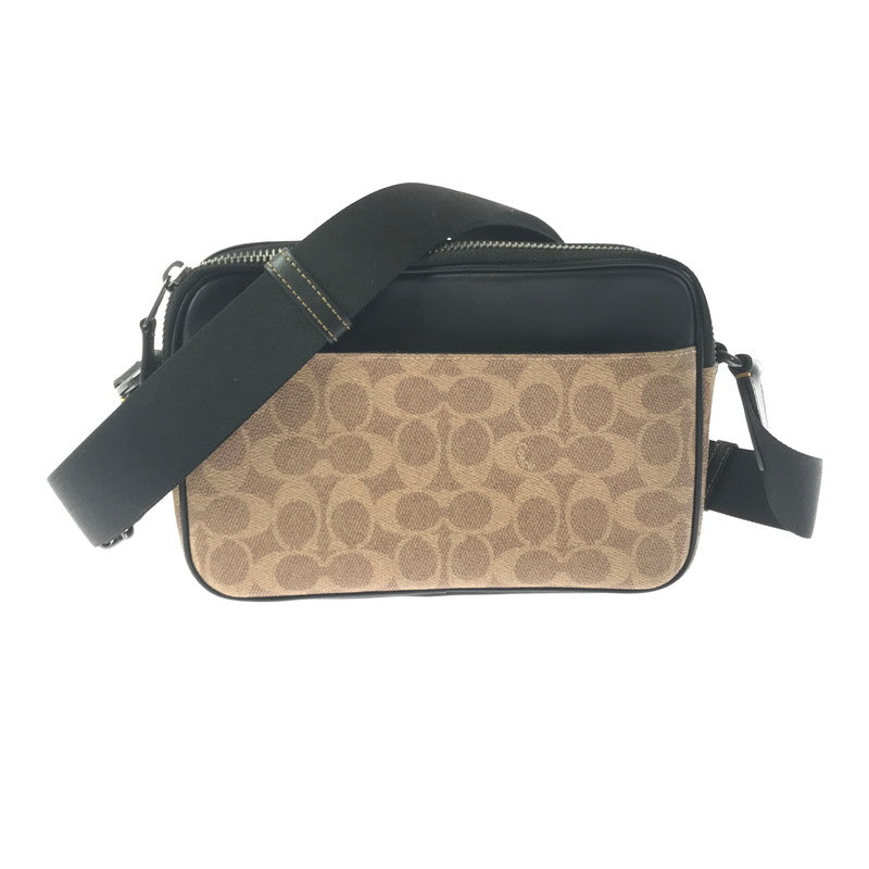 【中古品】【レディース】 GRAHAM CROSSBODY BAG CV921 グラハム クロスボディ バッグ・シグネチャー キャンバス カバン 180-260421-rt-25-tagh カラー：ブラウン/ブラック 万代Net店