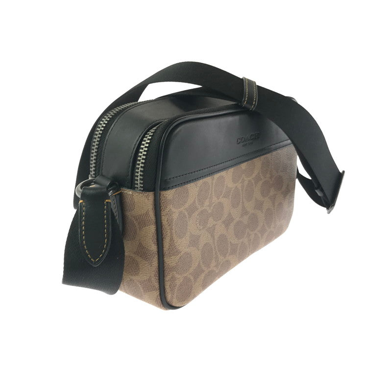 【中古品】【レディース】 GRAHAM CROSSBODY BAG CV921 グラハム クロスボディ バッグ・シグネチャー キャンバス カバン 180-260421-rt-25-tagh カラー：ブラウン/ブラック 万代Net店