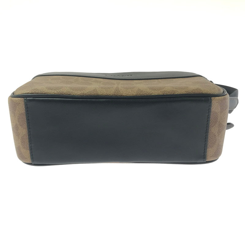 【中古品】【レディース】 GRAHAM CROSSBODY BAG CV921 グラハム クロスボディ バッグ・シグネチャー キャンバス カバン 180-260421-rt-25-tagh カラー：ブラウン/ブラック 万代Net店