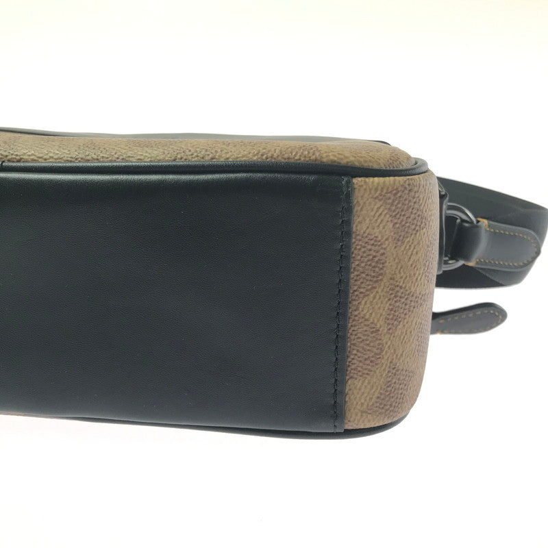 【中古品】【レディース】 GRAHAM CROSSBODY BAG CV921 グラハム クロスボディ バッグ・シグネチャー キャンバス カバン 180-260421-rt-25-tagh カラー：ブラウン/ブラック 万代Net店