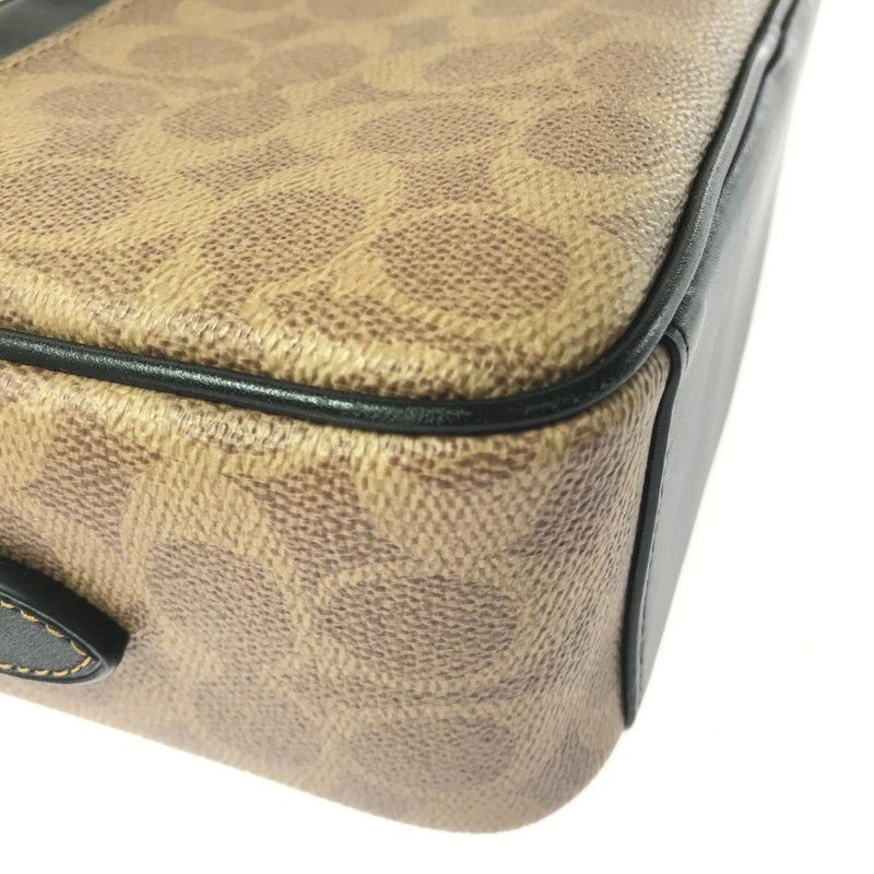 【中古品】【レディース】 GRAHAM CROSSBODY BAG CV921 グラハム クロスボディ バッグ・シグネチャー キャンバス カバン 180-260421-rt-25-tagh カラー：ブラウン/ブラック 万代Net店
