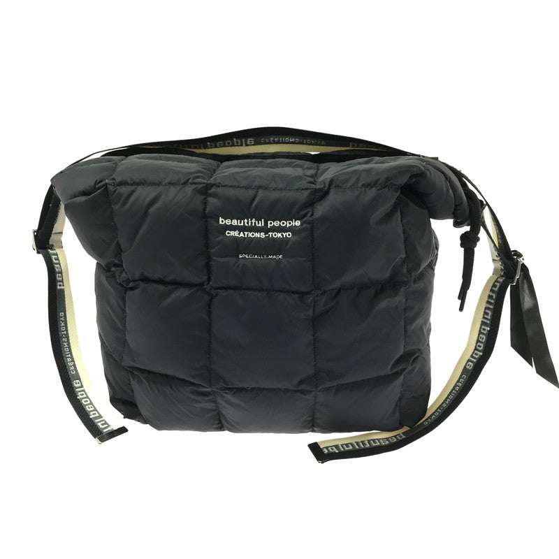 【中古品】【レディース】 beautiful people ビューティフルピープル × TAION タイオン SHOULDER BAG 1416611975 ショルダーバッグ カバン 188-260325-na-08-tag カラー：ブラック 万代Net店