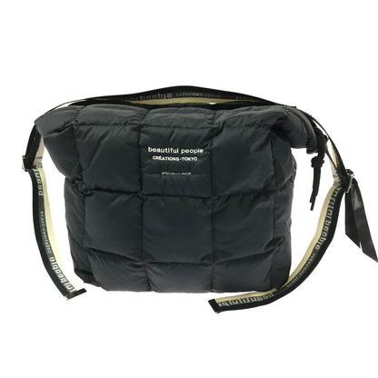 【中古品】【レディース】 beautiful people ビューティフルピープル × TAION タイオン SHOULDER BAG 1416611975 ショルダーバッグ カバン 188-260325-na-08-tag カラー：ブラック 万代Net店