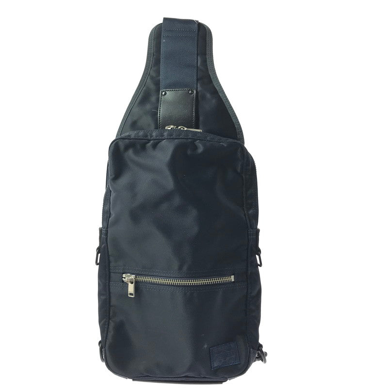 【中古品】【メンズ】 PORTER ポーター LIFT SLING SHOULDER BAG 822-06134 リフト スリング ショルダーバッグ カバン 188-260428-na-04-tagh カラー：ネイビー 万代Net店