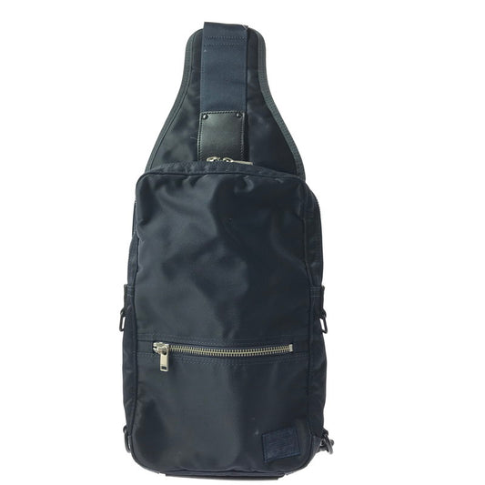【中古品】【メンズ】 PORTER ポーター LIFT SLING SHOULDER BAG 822-06134 リフト スリング ショルダーバッグ カバン 188-260428-na-04-tagh カラー：ネイビー 万代Net店
