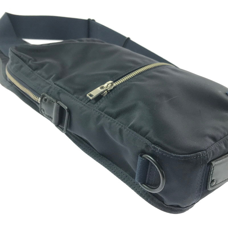 【中古品】【メンズ】 PORTER ポーター LIFT SLING SHOULDER BAG 822-06134 リフト スリング ショルダーバッグ カバン 188-260428-na-04-tagh カラー：ネイビー 万代Net店