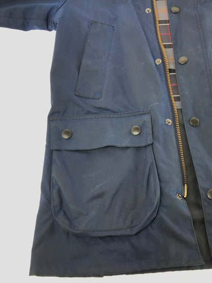 【現状渡し品】【メンズ】 Barbour バーブァー OILED JACKET 1702255 オイルドジャケット 144-260223-rt-07-tag サイズ：36 カラー：ブルー系 万代Net店