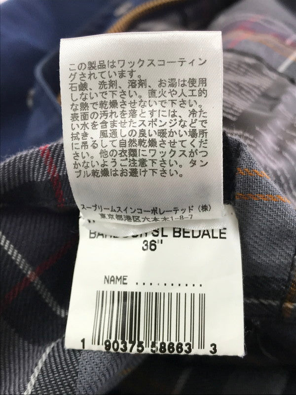 【現状渡し品】【メンズ】 Barbour バーブァー OILED JACKET 1702255 オイルドジャケット 144-260223-rt-07-tag サイズ：36 カラー：ブルー系 万代Net店