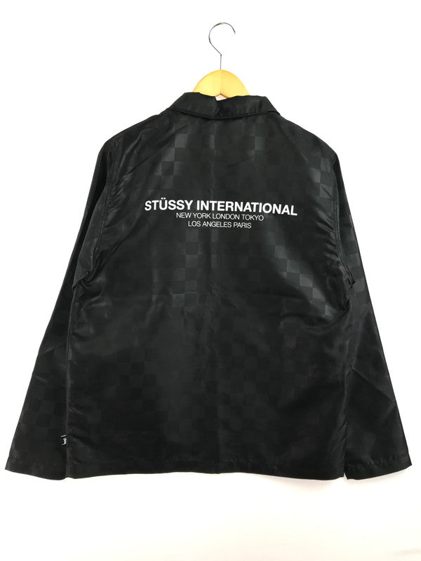 【中古品】【メンズ】 STUSSY ステューシー TONAL CHECK JACKET 115401 トーナルチェック ジャケット アウター 142-260223-rt-01-tag サイズ：M カラー：ブラック 万代Net店