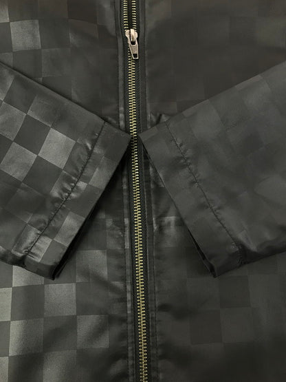 【中古品】【メンズ】 STUSSY ステューシー TONAL CHECK JACKET 115401 トーナルチェック ジャケット アウター 142-260223-rt-01-tag サイズ：M カラー：ブラック 万代Net店