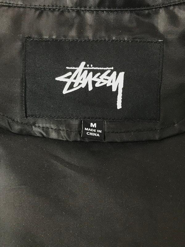 【中古品】【メンズ】 STUSSY ステューシー TONAL CHECK JACKET 115401 トーナルチェック ジャケット アウター 142-260223-rt-01-tag サイズ：M カラー：ブラック 万代Net店