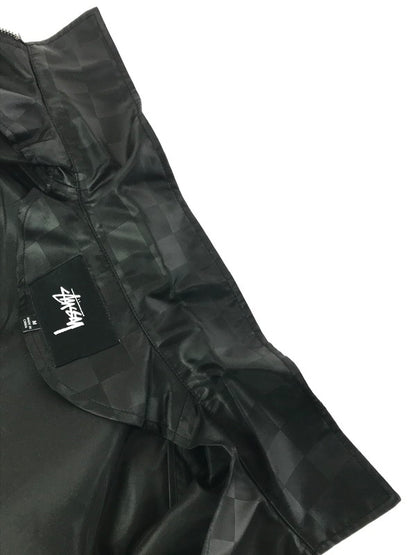 【中古品】【メンズ】 STUSSY ステューシー TONAL CHECK JACKET 115401 トーナルチェック ジャケット アウター 142-260223-rt-01-tag サイズ：M カラー：ブラック 万代Net店