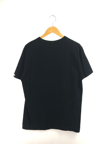 【中古品】【メンズ】 A BATHING APE アベイシングエイプ S/S LOGO T-SHIRT ロゴ Tシャツ 半袖Tシャツ 142-260518-na-28-tagh サイズ：L カラー：ブラック 万代Net店