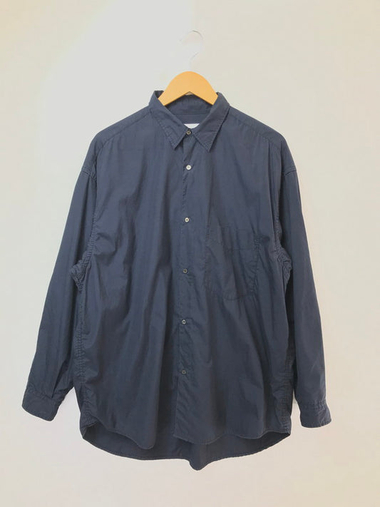 【中古品】【メンズ】 GRAPHPAPER グラフペーパー THE DIVERSE別注 20AW DOUBLE FACE COTTON BROAD SHIRT GM202-50606D ダブル フェイス コットン ブロード 長袖シャツ 140-260520-na-28-tagh サイズ：1 カラー：ネイビー 万代Net店
