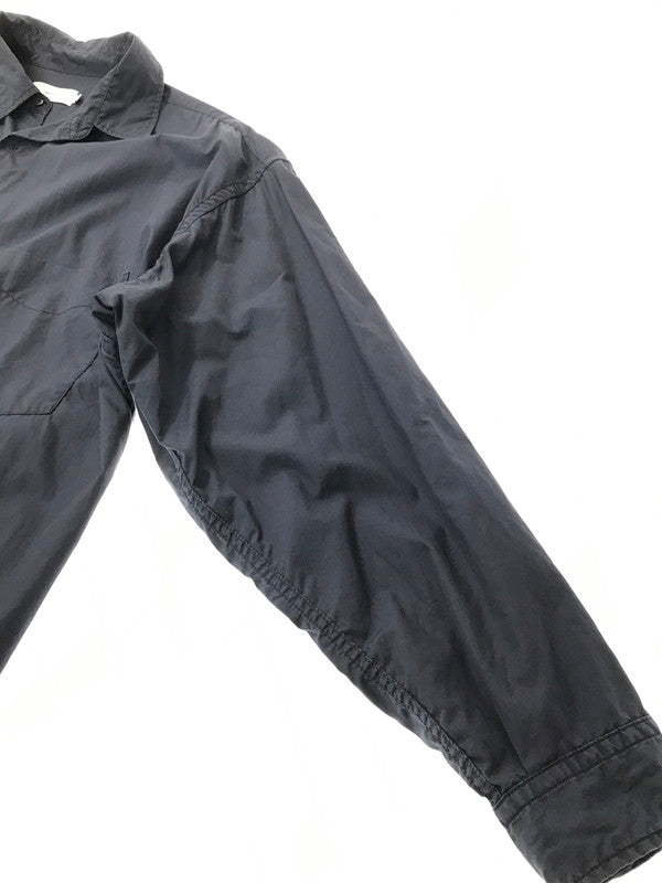【中古品】【メンズ】 GRAPHPAPER グラフペーパー THE DIVERSE別注 20AW DOUBLE FACE COTTON BROAD SHIRT GM202-50606D コットン 長袖シャツ 140-260520-na-28-tagh サイズ：1 カラー：ネイビー 万代Net店