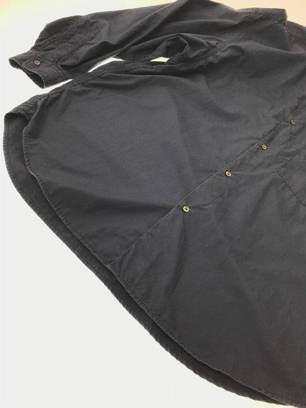 【中古品】【メンズ】 GRAPHPAPER グラフペーパー THE DIVERSE別注 20AW DOUBLE FACE COTTON BROAD SHIRT GM202-50606D コットン 長袖シャツ 140-260520-na-28-tagh サイズ：1 カラー：ネイビー 万代Net店