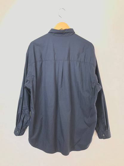 【中古品】【メンズ】 GRAPHPAPER グラフペーパー THE DIVERSE別注 20AW DOUBLE FACE COTTON BROAD SHIRT GM202-50606D コットン 長袖シャツ 140-260520-na-28-tagh サイズ：1 カラー：ネイビー 万代Net店