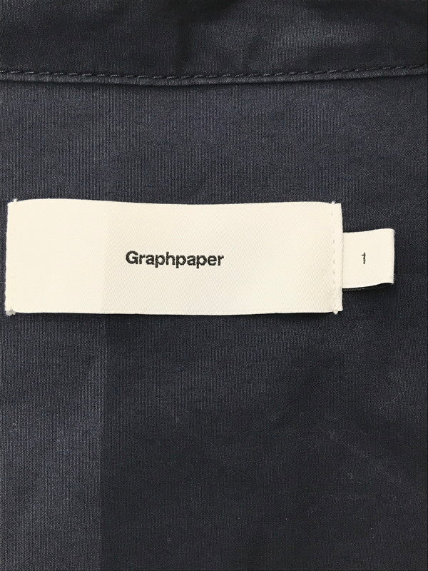 【中古品】【メンズ】 GRAPHPAPER グラフペーパー THE DIVERSE別注 20AW DOUBLE FACE COTTON BROAD SHIRT GM202-50606D コットン 長袖シャツ 140-260520-na-28-tagh サイズ：1 カラー：ネイビー 万代Net店