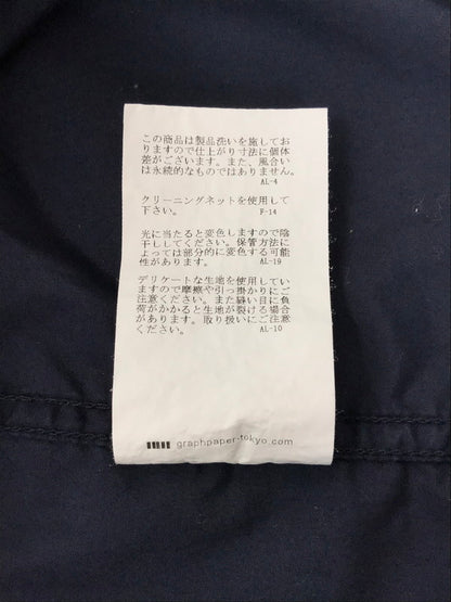 【中古品】【メンズ】 GRAPHPAPER グラフペーパー THE DIVERSE別注 20AW DOUBLE FACE COTTON BROAD SHIRT GM202-50606D コットン 長袖シャツ 140-260520-na-28-tagh サイズ：1 カラー：ネイビー 万代Net店
