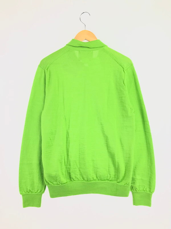 【中古品】【メンズ】 COMME DES GARCONS コム デ ギャルソン THE BEATLES 23AW KNIT POLO SHIRT VZ-N003 にニット ポロシャツ トップス 140-260522-rt-08-tagh サイズ：L カラー：グリーン 万代Net店