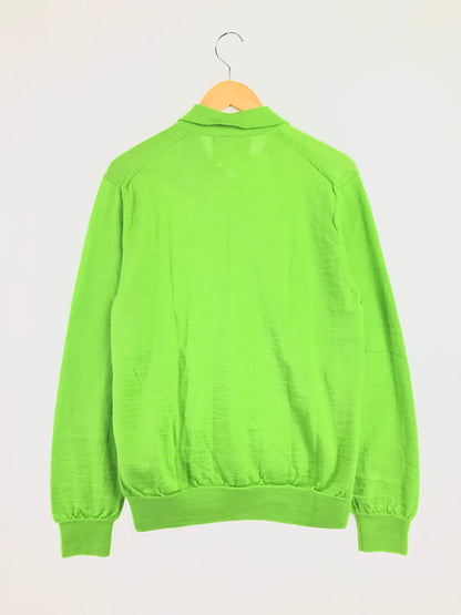 【中古品】【メンズ】 COMME DES GARCONS コム デ ギャルソン THE BEATLES 23AW KNIT POLO SHIRT VZ-N003 にニット ポロシャツ トップス 140-260522-rt-08-tagh サイズ：L カラー：グリーン 万代Net店