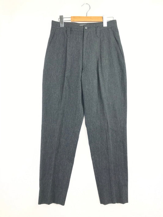 【中古品】【メンズ】 ISSEY MIYAKE MEN イッセイ ミヤケ メン 80's WOOL PANTS LG43124 80年代 ウールパンツ 筆タグ ヴィンテージ ボトムス 151-260523-rt-05-tagh サイズ：M カラー：グレー 万代Net店