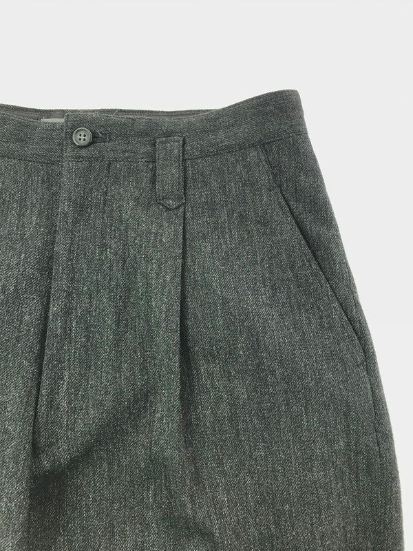 【中古品】【メンズ】 ISSEY MIYAKE MEN イッセイ ミヤケ メン 80's WOOL PANTS LG43124 80年代 ウールパンツ 筆タグ ヴィンテージ ボトムス 151-260523-rt-05-tagh サイズ：M カラー：グレー 万代Net店