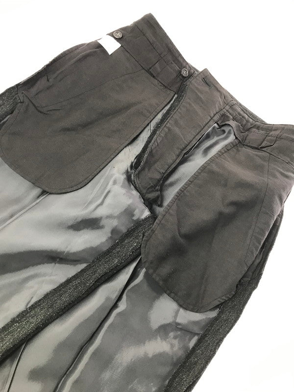 【中古品】【メンズ】 ISSEY MIYAKE MEN イッセイ ミヤケ メン 80's WOOL PANTS LG43124 80年代 ウールパンツ 筆タグ ヴィンテージ ボトムス 151-260523-rt-05-tagh サイズ：M カラー：グレー 万代Net店
