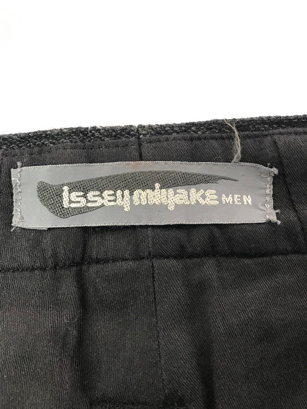【中古品】【メンズ】 ISSEY MIYAKE MEN イッセイ ミヤケ メン 80's WOOL PANTS LG43124 80年代 ウールパンツ 筆タグ ヴィンテージ ボトムス 151-260523-rt-05-tagh サイズ：M カラー：グレー 万代Net店