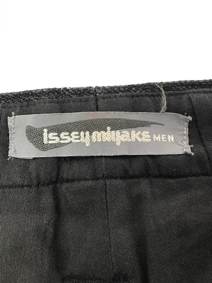 【中古品】【メンズ】 ISSEY MIYAKE MEN イッセイ ミヤケ メン 80's WOOL PANTS LG43124 80年代 ウールパンツ 筆タグ ヴィンテージ ボトムス 151-260523-rt-05-tagh サイズ：M カラー：グレー 万代Net店