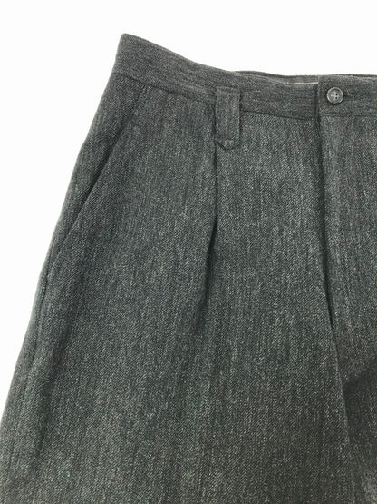 【中古品】【メンズ】 ISSEY MIYAKE MEN イッセイ ミヤケ メン 80's WOOL PANTS LG43124 80年代 ウールパンツ 筆タグ ヴィンテージ ボトムス 151-260523-rt-05-tagh サイズ：M カラー：グレー 万代Net店