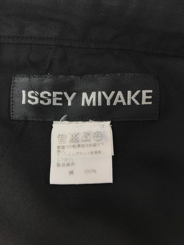 【中古品】【メンズ】 ISSEY MIYAKE MEN イッセイ ミヤケ メン STRAIGHT PANTS BLACK 44FF511 ストレート パンツ ボトムス 151-260523-rt-04-tagh サイズ：46024 カラー：ブラック 万代Net店