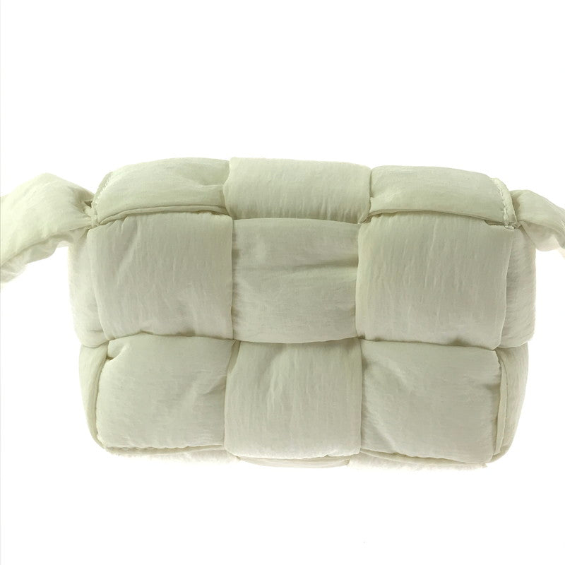 【中古品】【メンズ】 BOTTEGAVENETA ボッテガヴェネタ BOTTEGA VENETA NYLON MINI CASSETTE ショルダーバッグ カバン 180-260316-na-02-tag カラー：ホワイト 万代Net店