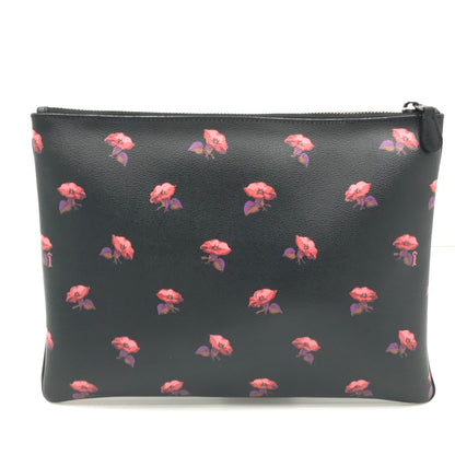 【中古品】【レディース】 COACH コーチ × DISNEY ディズニー SNEEZY CLUTCH BAG F72912 白雪姫 七人のこびと クラッチバッグ カバン 180-260510-na-13-tagh カラー：ブラック 万代Net店